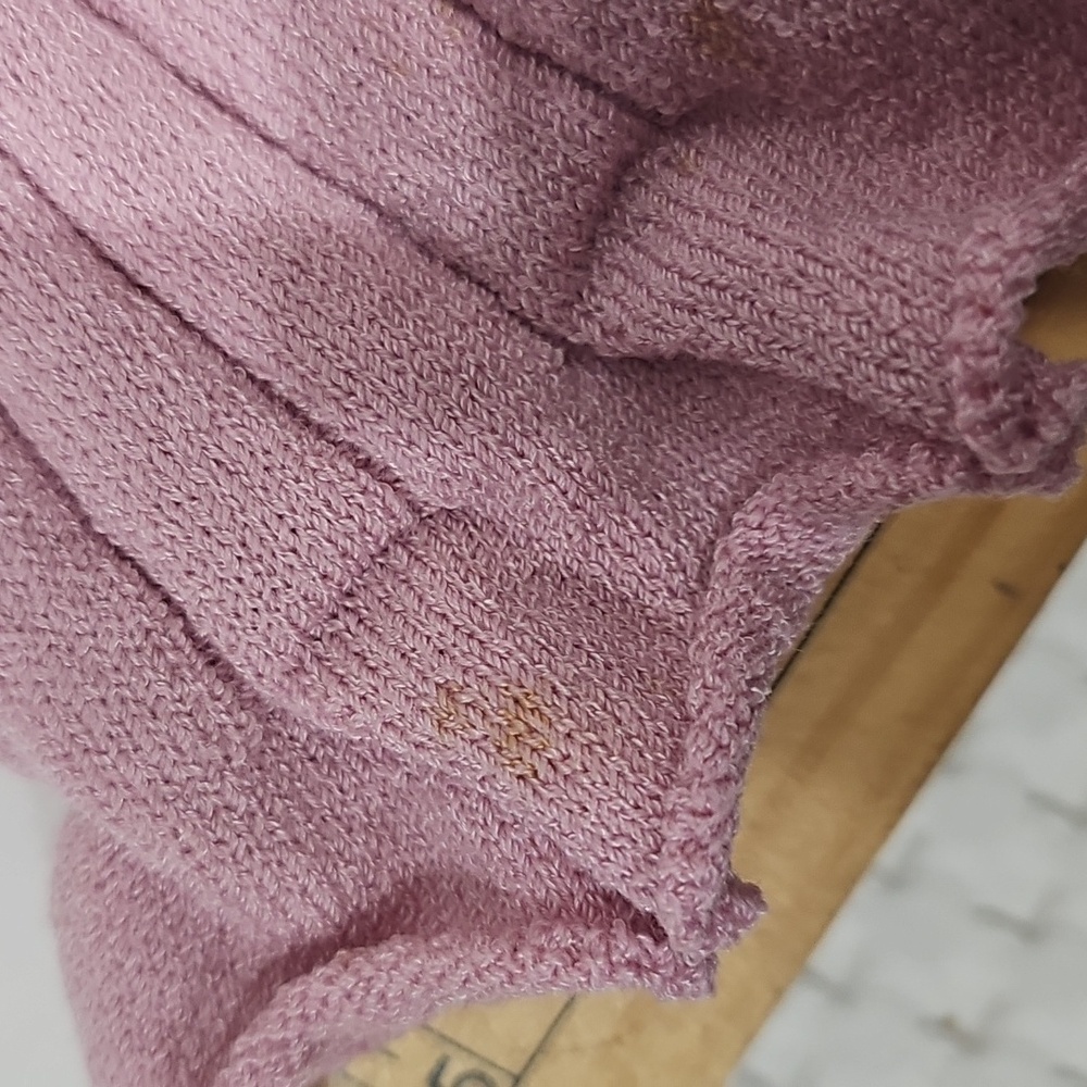 St John Collection Pink Sweather Knit jacket Size 14 Gold Buttom - Picture 8 of 12